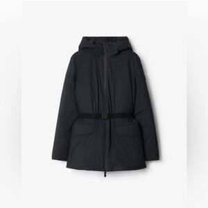 Burberry Prorsum Short Hooded Nylon Coat (S)